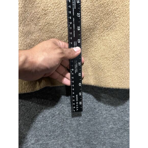 Vintage Jones New‎ York Petite Brown Tan Long Pea Coat Trench (See Measurements) - Picture 6 of 7